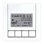 Клавиша управления жалюзи "Комфорт" с таймером Jung LS Белый