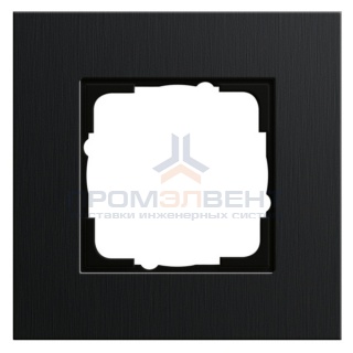 Рамка 1-ая Gira Esprit Черный алюминий