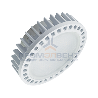 Ecola GX53   LED Premium 15,0W Tablet 220V 4200K матовое стекло (фронтальный алюм. радиатор) 27x75