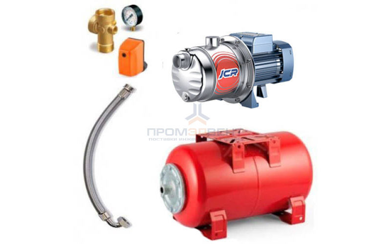 Насосная станция Pedrollo HYDROFRESH JCRm 1B-24 CL - 0,48 кВт (Qmax 60 л/мин, 1x230В, с/х)