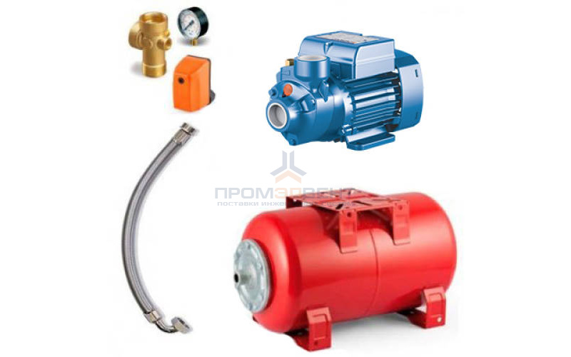 Насосная станция Pedrollo HYDROFRESH PKm 60-50 CL - 0,37 кВт (Qmax 40 л/мин, 1x230В, c/х)