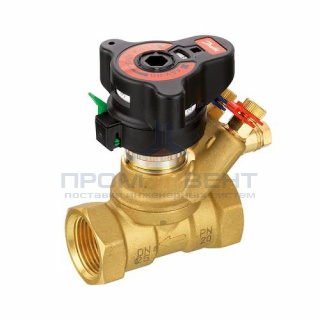 Клапан балансировочный Danfoss ASV-BD - 1/2" (ВР/ВР, PN20, Tmax 120°C, 2 изм.ниппеля и шар.кран)