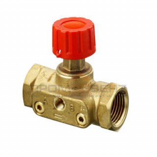 Клапан балансировочный Danfoss CDT - 1/2" (ВР/ВР, PN16, Tmax 120°C, 2 изм.ниппеля)