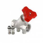 Клапан балансировочный SANEXT VT.054.N - 1/2" (ВР/ВР, PN16, Tmax 110°C, Kv 4,08 м³/ч)