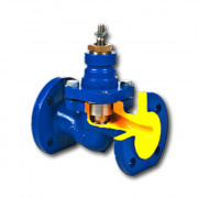 Клапан регулирующий Zetkama 227A - Ду25 (Ф/Ф, PN16, Tmax-150°C, серый чугун, исполнение №80-R)