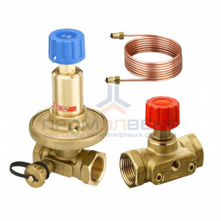 Комплект клапанов Danfoss APT 1"1/4" и CDT 1"1/4" (ВР/ВР, PN16, Tmax 120°C)