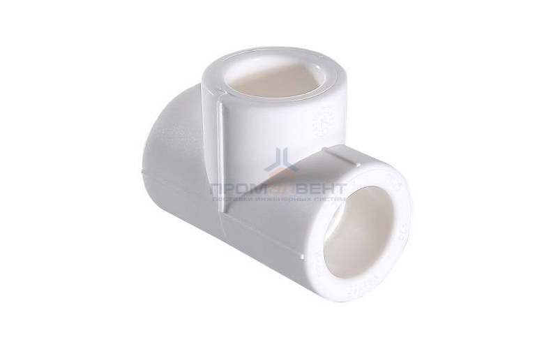 Тройник VALTEC VTp.731 - 50 (для полипропиленовых труб под пайку, цвет белый)