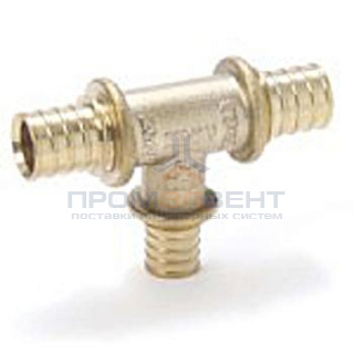 Тройник переходной REHAU - 32 x 10 x 32 (латунь, для труб из сшитого полиэтилена RAUTHERM S)