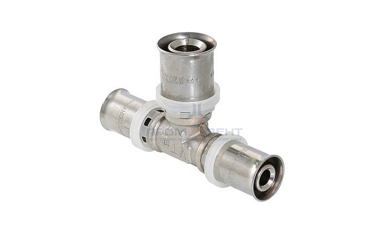 Тройник переходной VALTEC VTm.231 - 32 x 26 x 32 (прессовой, для металлопластиковых труб)