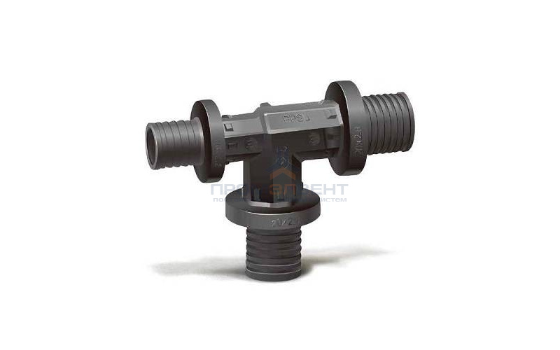 Тройник переходной Varmega Slide-fit - 20 x 16 x 20 (для труб из сшитого полиэтилена)