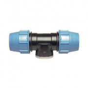 Тройник с переходом на внутреннюю резьбу UNIDELTA 1007 - 50 x 2" (винтовой, для труб ПНД)