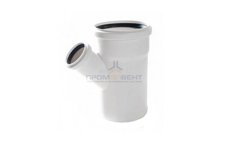 Тройник с уменьшенным отводом на 45° REHAU RAUPIANO PLUS - 160 x 125 (для внутренней канализации)