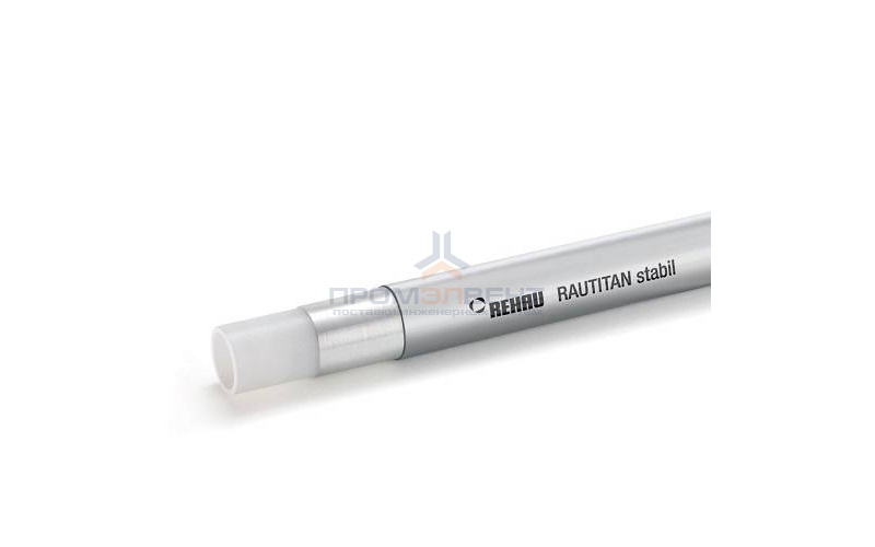 Труба из сшитого полиэтилена REHAU RAUTITAN stabil - 16,2x2.6 (PE-Xc/AI/PE, PN10, 95°С, отрезок 10м)