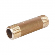 Удлинитель резьбовой STOUT - 3/4" длина 50 мм (НР/НР, латунь без покрытия)