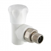 Кран вентильный для радиатора угловой VALTEC VTp.718.V - 25 x 3/4" (Пайка/НР, для полипропилен.труб)