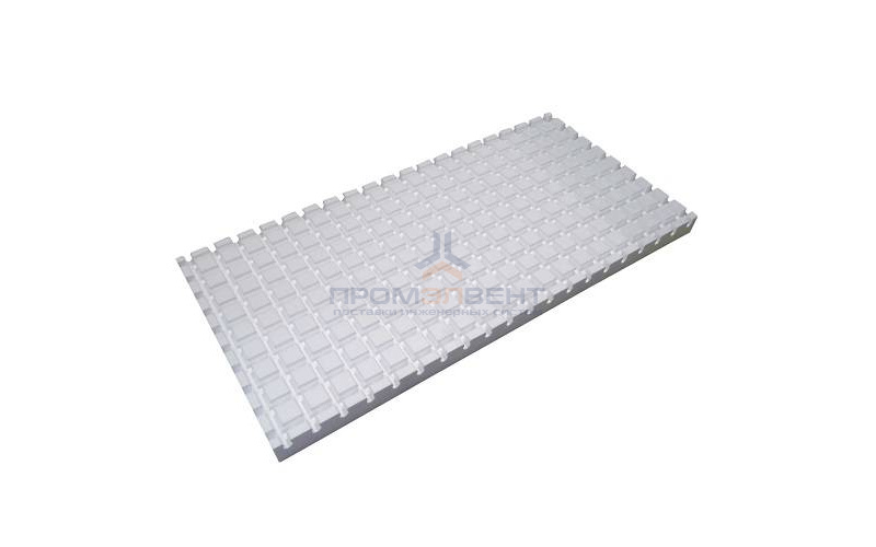 Мат для фиксации труб теплого пола ТЕПОЛ 16-40 - 1000x500 мм (с бобышками)