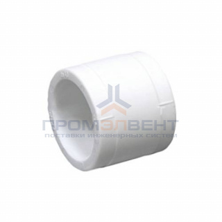 Муфта Fusitek - 25 (для полипропиленовых труб под пайку, цвет белый)