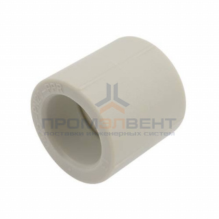 Муфта FV-Plast - 16 (для полипропиленовых труб под пайку, цвет серый)