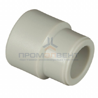 Муфта FV-Plast - 40 x 32 (под пайку внутренняя/наружная для полипропиленовых труб, цвет серый)