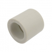 Муфта FV-Plast - 50 (для полипропиленовых труб под пайку, цвет серый)