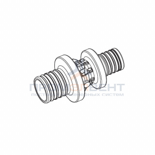Муфта редукционная REHAU PX - 40 x 32 (пластик, для труб из сшитого полиэтилена RAUTITAN)
