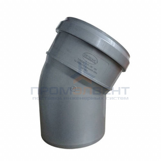 Отвод 30° СИНИКОН Standart - 110 (для системы внутренней канализации)