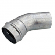 Отвод 45° Conex Banninger PC 5040 - 54 (оцинкованная сталь)