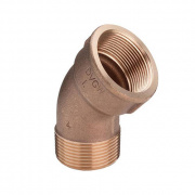 Отвод 45° Viega 3121 - 1"1/4 (НР/ВР, резьбовой, бронза без покрытия)