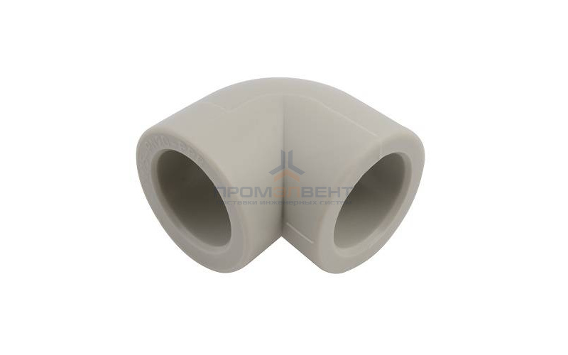 Отвод 90° FV-Plast - 40 (для полипропиленовых труб под пайку, цвет серый)