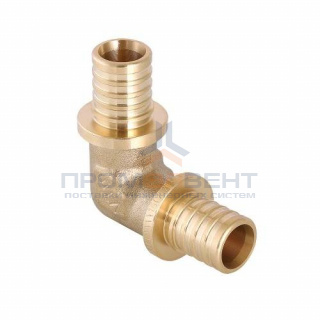 Отвод 90° VALTEC VTm.451.G - 16 (для труб из сшитого полиэтилена, латунь)