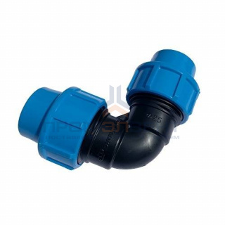 Отвод 90° ДЖИЛЕКС - 20 (винтовой, для труб ПНД)