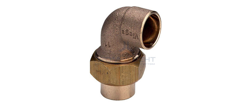 Отвод 90° разъемный Viega R4 94096 - 28 (пайка, для медных труб)