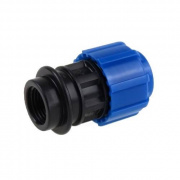 Переход на внутреннюю резьбу Политэк - 40 x 3/4" (винтовой, для труб ПНД)