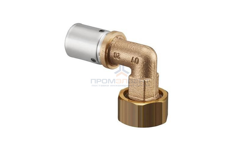 Переход на накидную гайку угловой Oventrop Cofit P - 20x2.5 x 3/4