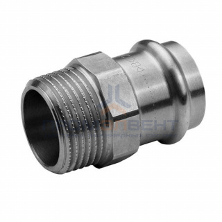 Переход на наружную резьбу Conex Banninger PC 4243G - 18 x 1/2" (оцинкованная сталь)