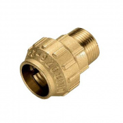 Переход на наружную резьбу Tiemme COBRARING 3460CR - 32 x 3/4" (винтовой, для полиэтиленовых труб)