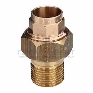 Переход на наружную резьбу разъемный Viega R4 94341G - 15 x 1/2" (для медных труб под пайку)