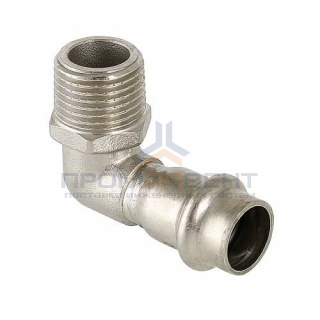 Переход на наружную резьбу угловой VALTEC VTi.953 - 22 x 1/2" (прессовой, для труб из нерж.стали)