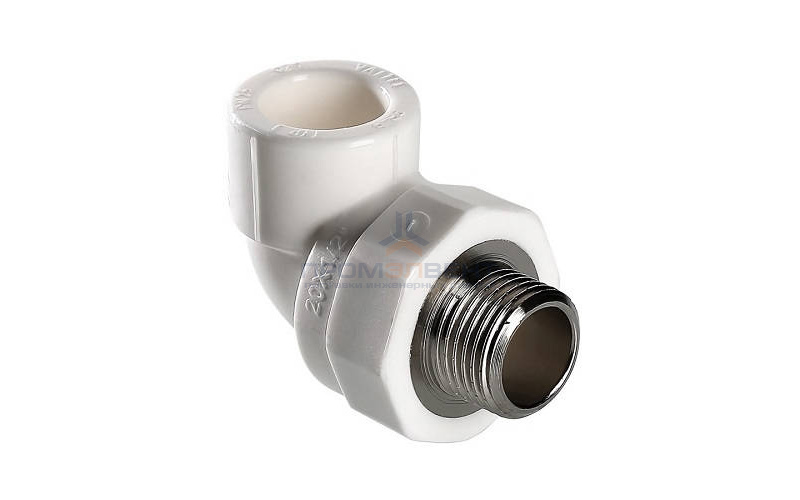 Переход на наружную резьбу угловой VALTEC VTp.753 - 25 x 1/2