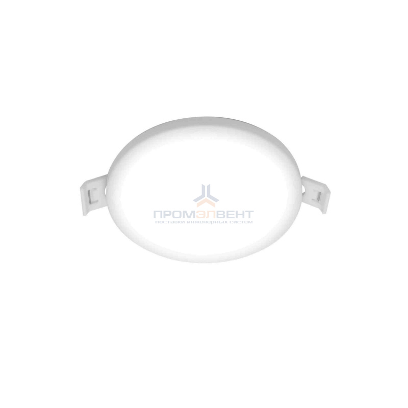 06-16 Светодиодная панель встраиваемая круглая 220В, 7Вт, 560Лм, CRI:80Ra, Ф95/75мм, алюминиевый корпус, изолированный драйвер, 4500К