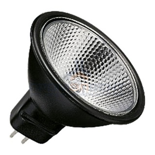 Лампа галогенная BLV FARBIG Black 20W 36° 12V GU5,3 отражатель black/черный