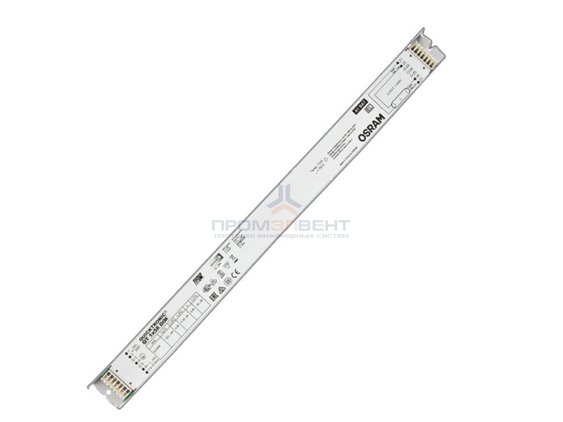 ЭПРА Osram QT 1x58 DIM 1-10V диммируемый для люминесцентных ламп T8 L360x30x21mm