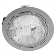 Светильник Downlight FL-2023 2x26W G24d Grey круглый серый d223 без ПРА