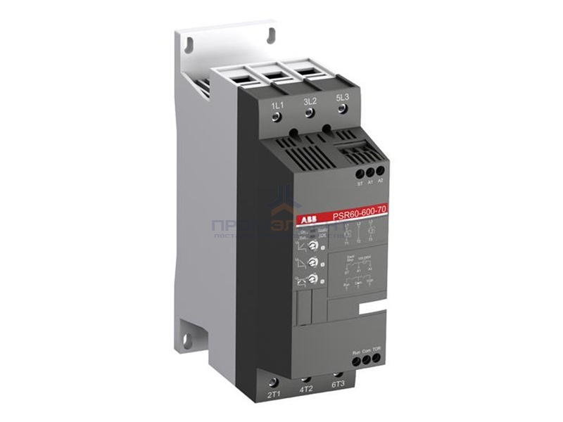 Софтстартер ABB PSR60-600-70 30кВт 400В (100-240В AC) устройство плавного пуска