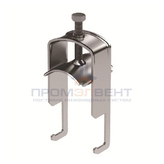 Держатель кабельный  для крепления к профилю, д. 20-26