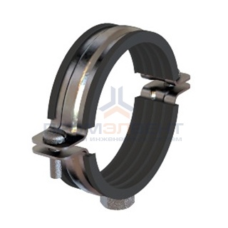 Хомут для средних нагрузок 2-1/2", c изоляцией