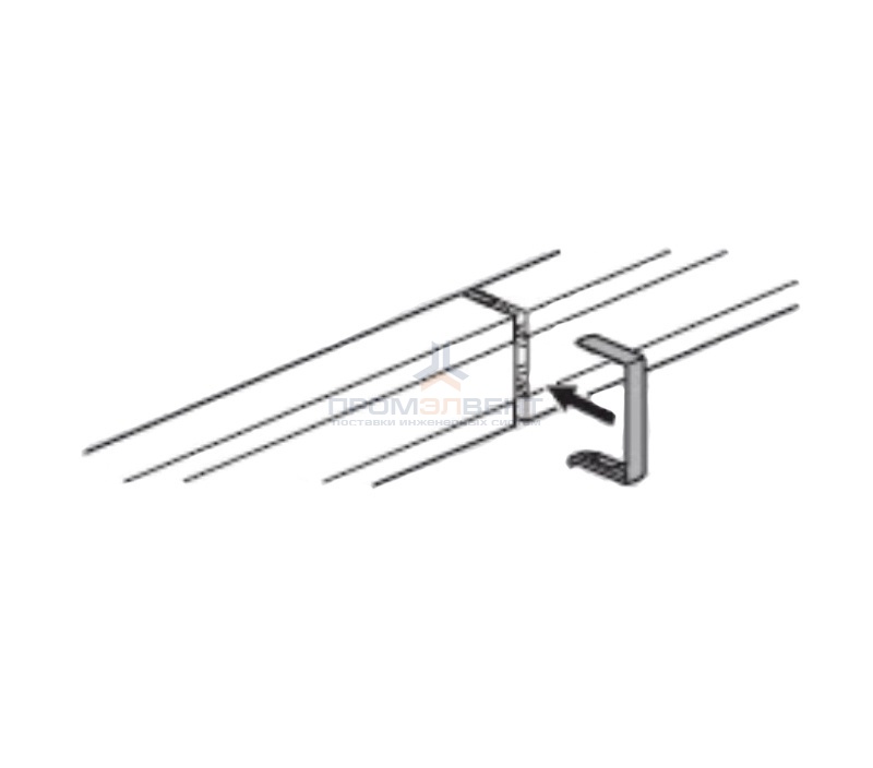 Накладка на стык 20x12мм Legrand METRA