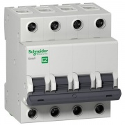 Автоматический выключатель Schneider Electric EASY 9 4П 10А С 4,5кА 400В (автомат)