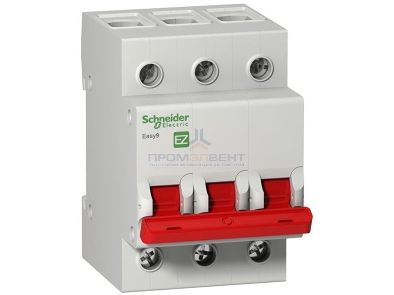 Выключатель нагрузки (модульный рубильник) Easy9 3П 125А 400В Schneider Electric