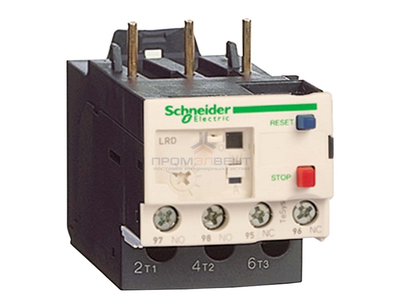 Тепловое реле перегрузки LRD Schneider Electric 0,16-0,25A класс 10 с зажимом под винт